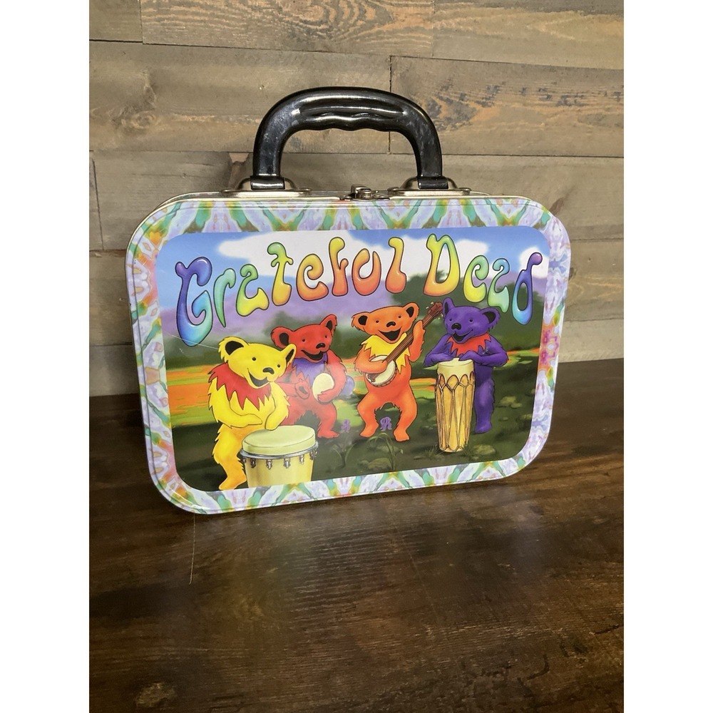 Grateful Dead Lunch Box Tin Tote by Vandor 1999